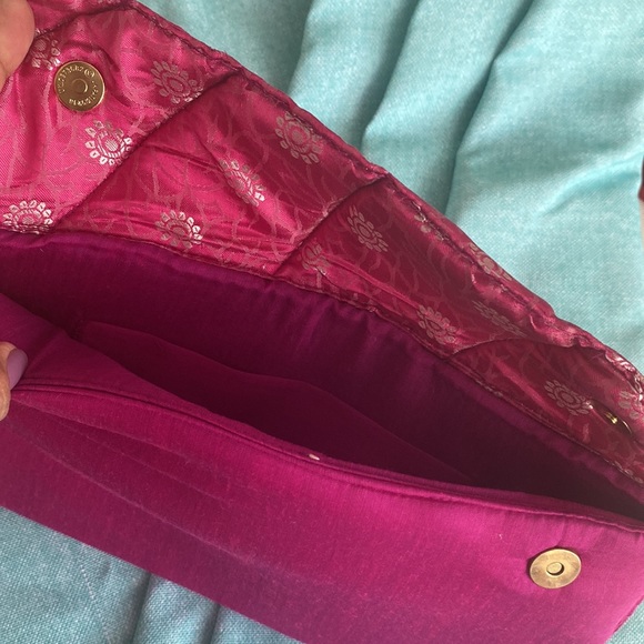 Cotton Silk Clutch Purse - Picture 4 of 5